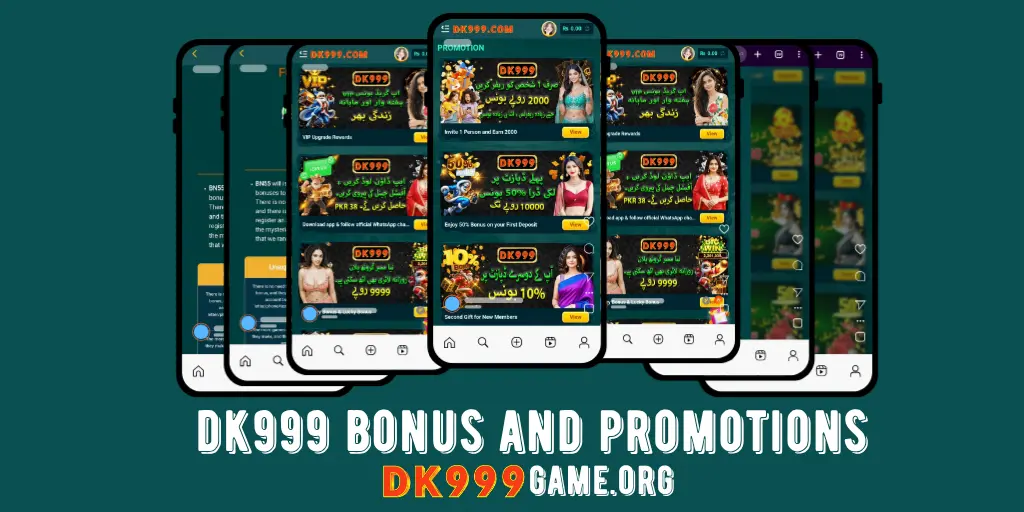 dk999 Bonuses and promotions